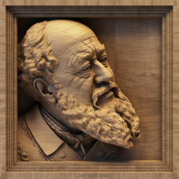 Famous (Charles Gounod 2, 3DFMS_6145) 3D models for cnc